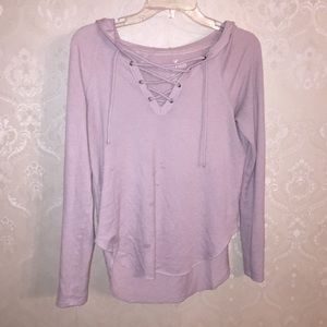 Soft, light weight hooded shirt